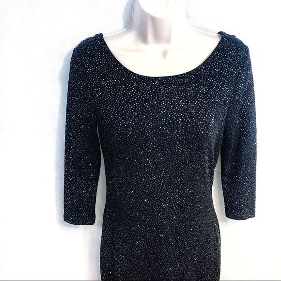 Studio Y Sparkling Draped Back Bodycon Sz S - Picture 3 of 7